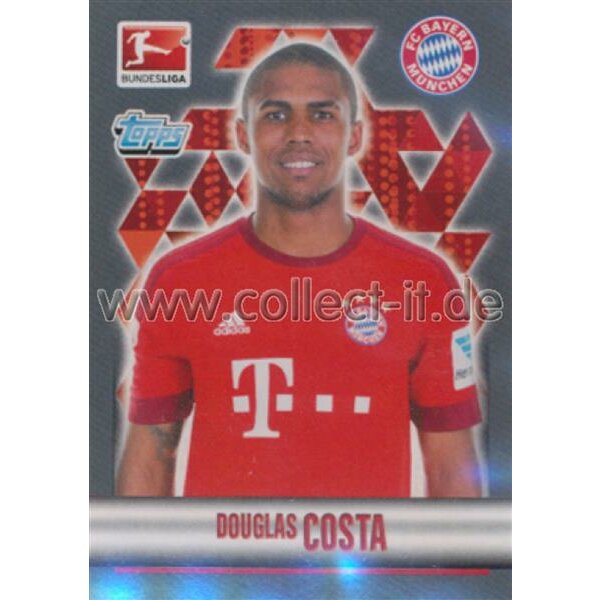 TOPPS Bundesliga 2015/2016 - Sticker 326 - Douglas Costa