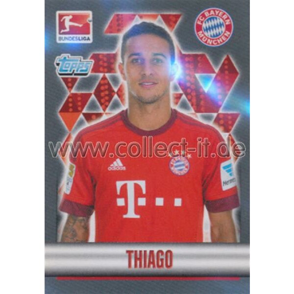 TOPPS Bundesliga 2015/2016 - Sticker 329 - Thiago