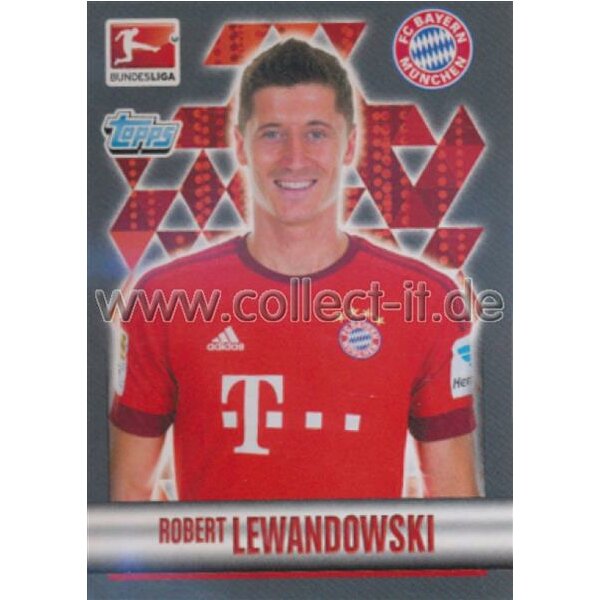 TOPPS Bundesliga 2015/2016 - Sticker 331 - Robert Lewandowski