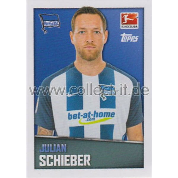 TOPPS Bundesliga 2016/2017 - Sticker 43 - Julian Schieber