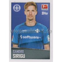 TOPPS Bundesliga 2016/2017 - Sticker 76 - Sandro Sirigu