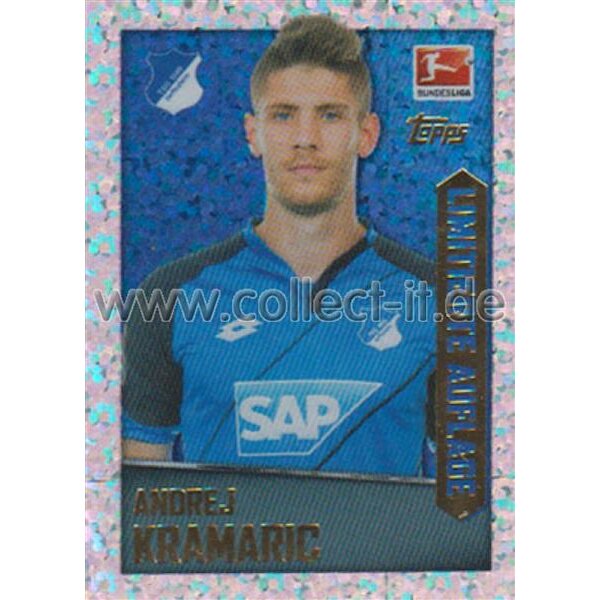 TOPPS Bundesliga 2016/2017 - Sticker 190 - Andrej Kramaric - Limitierte Auflage