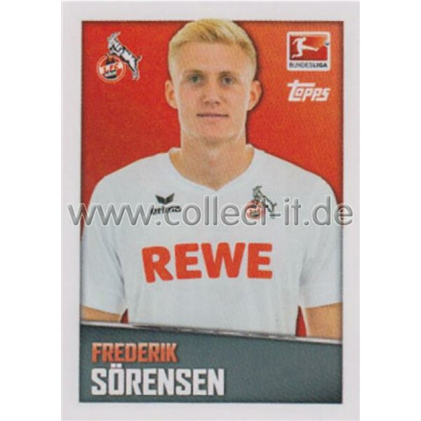 TOPPS Bundesliga 2016/2017 - Sticker 239 - Frederik Sörensen