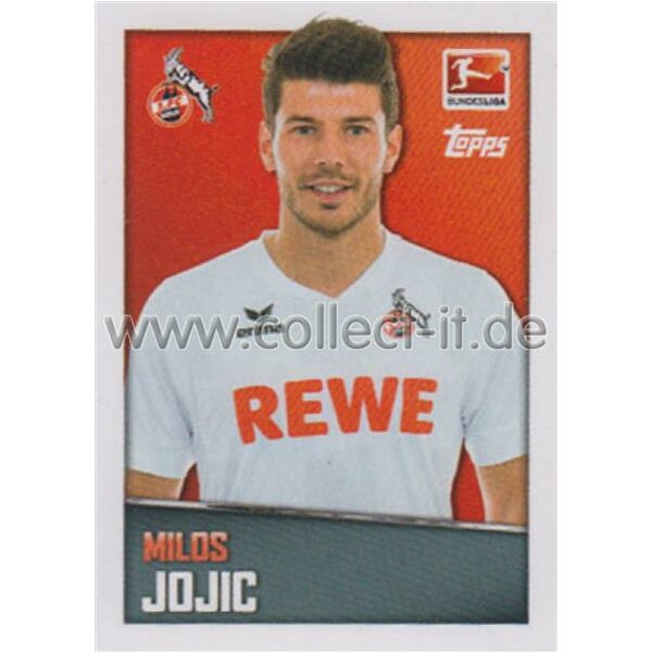 TOPPS Bundesliga 2016/2017 - Sticker 246 - Milos Jojic