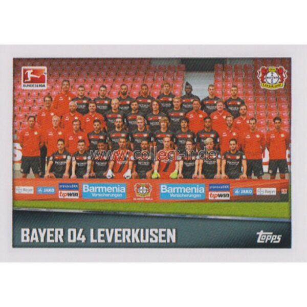 TOPPS Bundesliga 2016/2017 - Sticker 275 - Bayer 04 Leverkusen Team