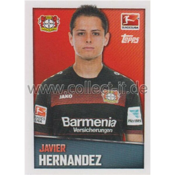 TOPPS Bundesliga 2016/2017 - Sticker 291 - Javier Hernandez