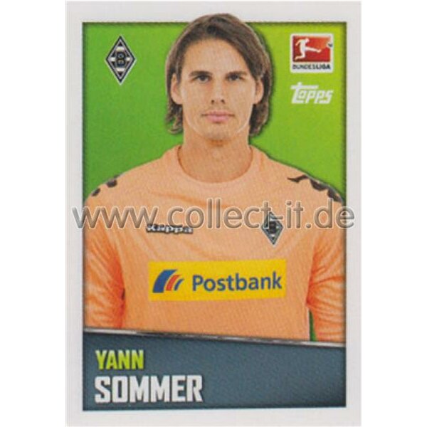 TOPPS Bundesliga 2016/2017 - Sticker 321 - Yann Sommer