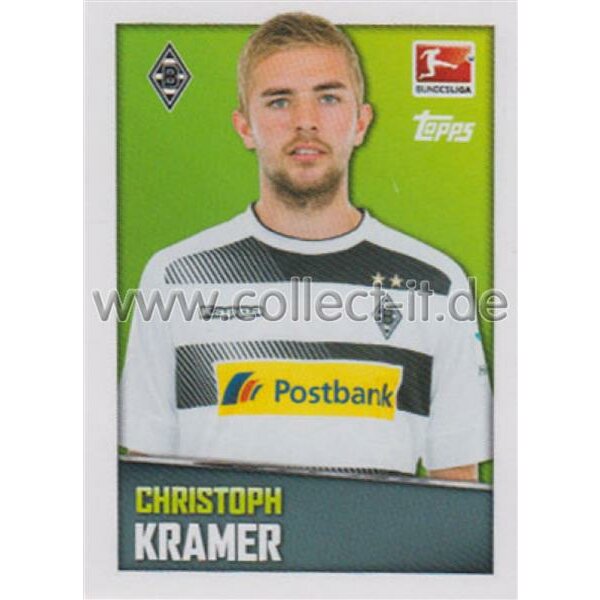 TOPPS Bundesliga 2016/2017 - Sticker 329 - Christoph Kramer