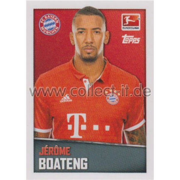 TOPPS Bundesliga 2016/2017 - Sticker 344 - Jerome Boateng