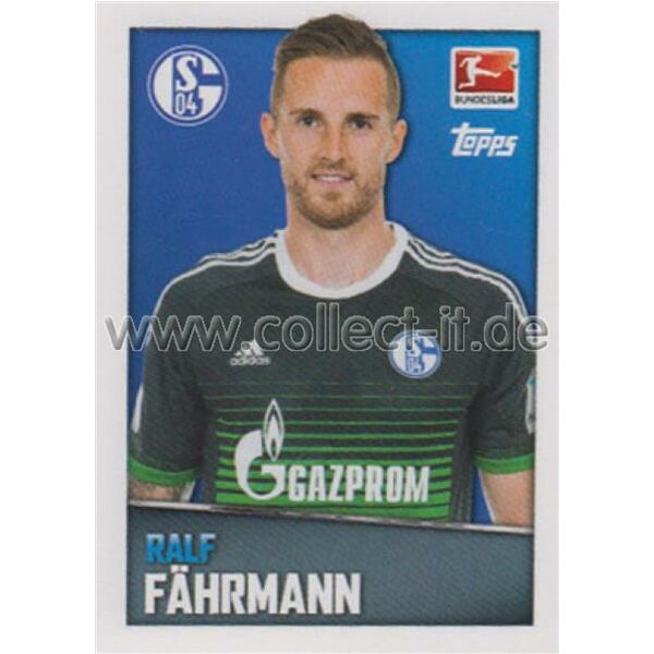 TOPPS Bundesliga 2016/2017 - Sticker 363 - Ralf Fährmann