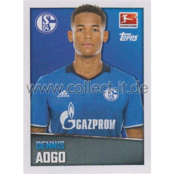 TOPPS Bundesliga 2016/2017 - Sticker 368 - Dennis Aogo