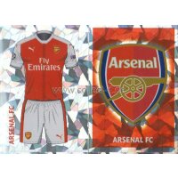 CL1617 - Sticker - ARL01+02 - Trikot+Logo [Arsenal FC]