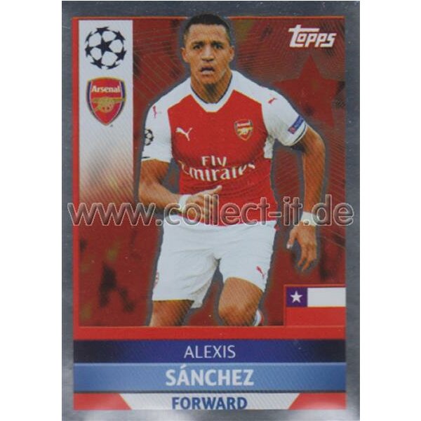 CL1617 - Sticker - ARL03 - Alexis Sánchez [Arsenal FC]