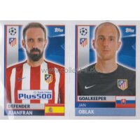 CL1617 - Sticker - ATL04+05 - Juanfran+Jan Oblak...