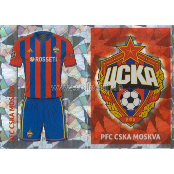 CL1617 - Sticker - CSK01+02 - Trikot+Logo [CSKA Moskva]