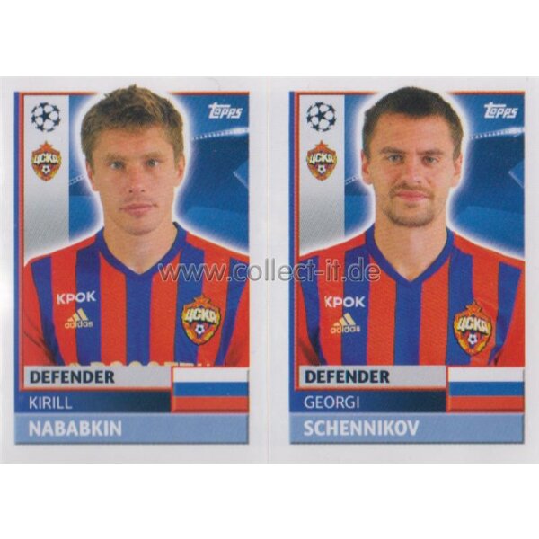 CL1617 - Sticker - CSK06+07 - Kirill Nababkin+Georgi Schennikov [CSKA Moskva]