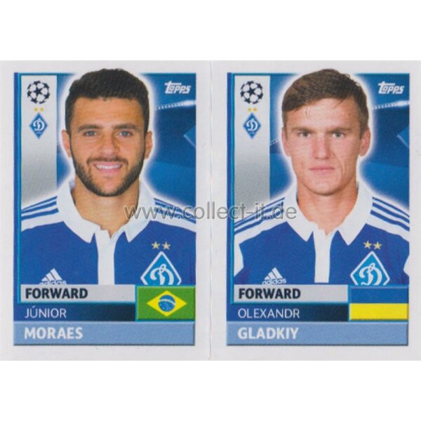 CL1617 - Sticker - DYN18+19 - Júnior Moraes+Olexandr Gladkiy [FC Dynamo Kyiv]