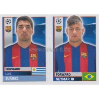 CL1617 - Sticker - FCB18+19 - Luis Suarez+Neymar JR. [FC...