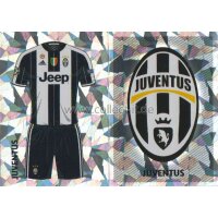 CL1617 - Sticker - JUV01+02 - Trikot+Logo [Juventus]