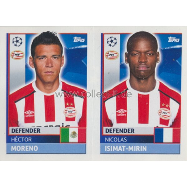 CL1617 - Sticker - PSV08+09 - Hector Moreno+Nicolas Isimat-Mirin [PSV Eindhoven]