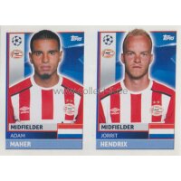 CL1617 - Sticker - PSV12+13 - Adam Maher+Jorrit Hendrix...