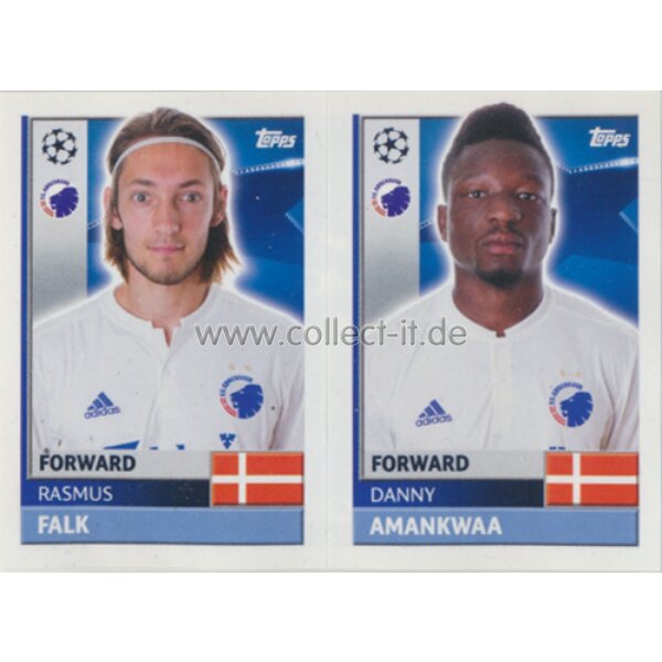 CL1617 - Sticker - QFD13+14 - Rasmus Falk+Danny Amankwaa [FC Kobenhavn]