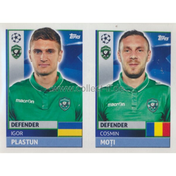 CL1617 - Sticker - QFF07+08 - Igor Plastun+Cosmin Moti [PFC Ludogorets Razgrad]