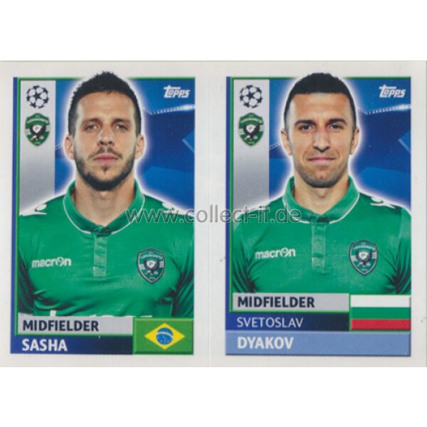 CL1617 - Sticker - QFF09+10 - Sasha+Svetoslav Dyakov [PFC Ludogorets Razgrad]