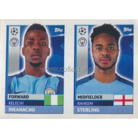 CL1617 - Sticker - QFG13+14 - Kelechi Iheanacho+Raheem...