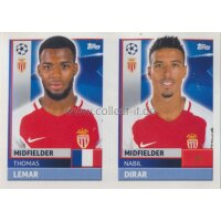 CL1617 - Sticker - QFH11+12 - Thomas Lemar+Nabil Dirar...