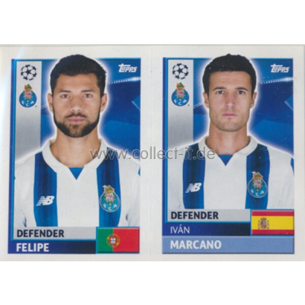 CL1617 - Sticker - QFJ07+08 - Felipe +Ivan Marcano [FC Porto]