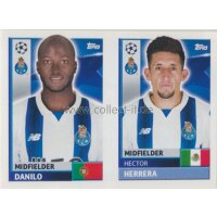 CL1617 - Sticker - QFJ09+10 - Danilo+Hector Herrera [FC...