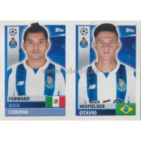 CL1617 - Sticker - QFJ13+14 - Jesus Corona+Otavio [FC Porto]