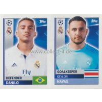 CL1617 - Sticker - REA04+05 - Danilo+Keylor Navas [Real...