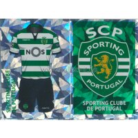 CL1617 - Sticker - SPO01+02 - Trikot+Logo [Sporting Clube...