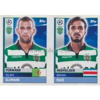 CL1617 - Sticker - SPO18+19 - Islam Slimani+Bryan Ruiz...