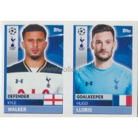 CL1617 - Sticker - TOT04+05 - Kyle Walker+Hugo Lloris...