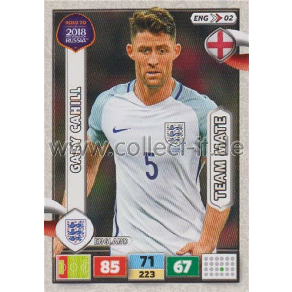 ENG02 - Gary Cahill - ROAD TO WM 2018 - Team Mates