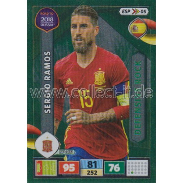 ESP05 - Sergio Ramos - ROAD TO WM 2018 - Defensive Rock