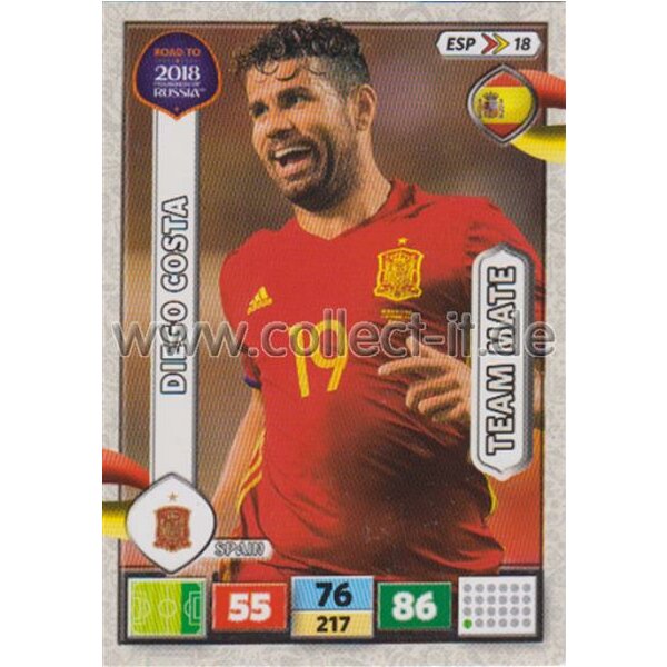 ESP18 - Diego Costa - ROAD TO WM 2018 - Team Mates