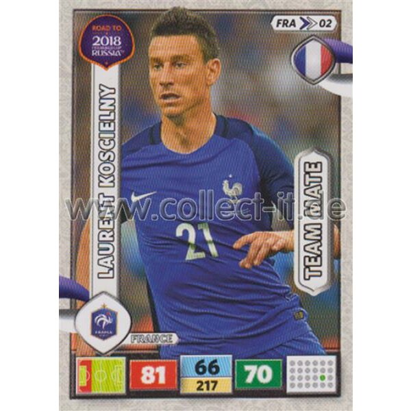 FRA02 - Laurent Koscielny - ROAD TO WM 2018 - Team Mates