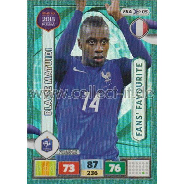 FRA05 - Blaise Matuidi - ROAD TO WM 2018 - Fan\s Favourite