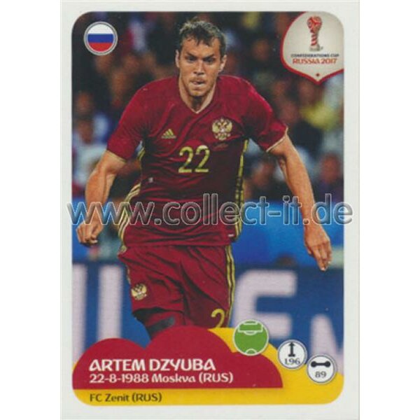 Confederations Cup 2017 - Sticker 57 - Artem Dzyuba