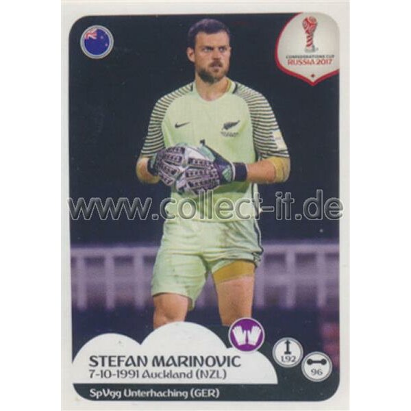 Confederations Cup 2017 - Sticker 63 - Stefn Marinovic