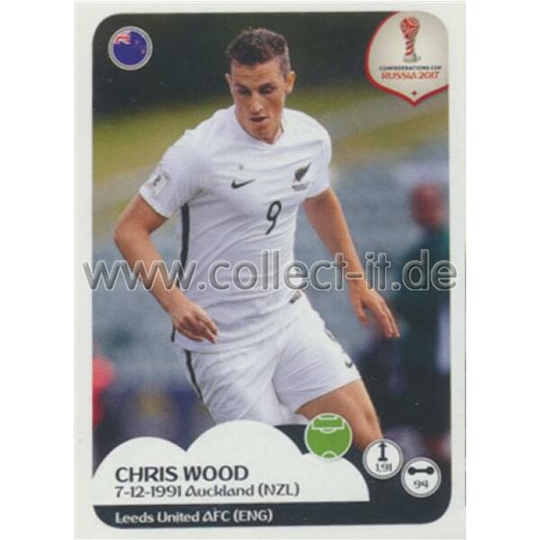 Confederations Cup 2017 - Sticker 81 - Chris Wood