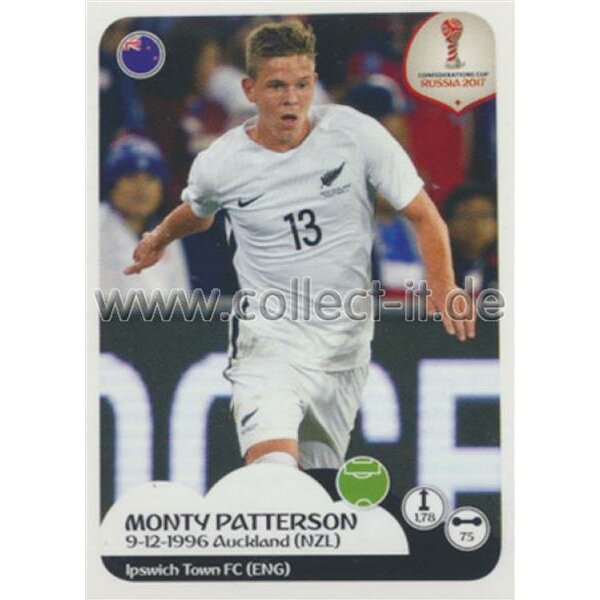 Confederations Cup 2017 - Sticker 83 - Monty Patterson