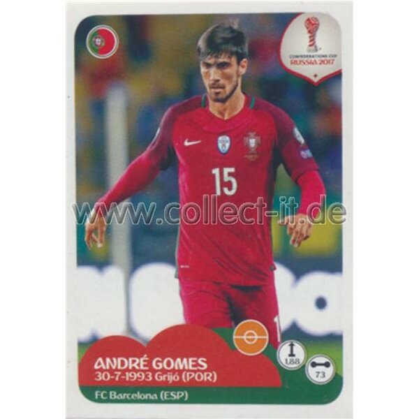 Confederations Cup 2017 - Sticker 105 - Andre Gomes