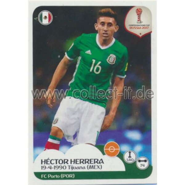 Confederations Cup 2017 - Sticker 129 - Hector Herrera