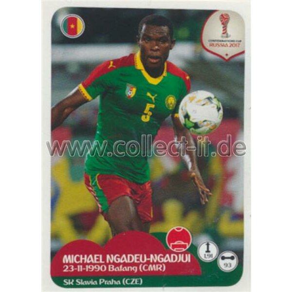 Confederations Cup 2017 - Sticker 157 - Michael Ngadeu Ngadjui