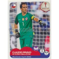 Confederations Cup 2017 - Sticker 179 - Claudio Bravo